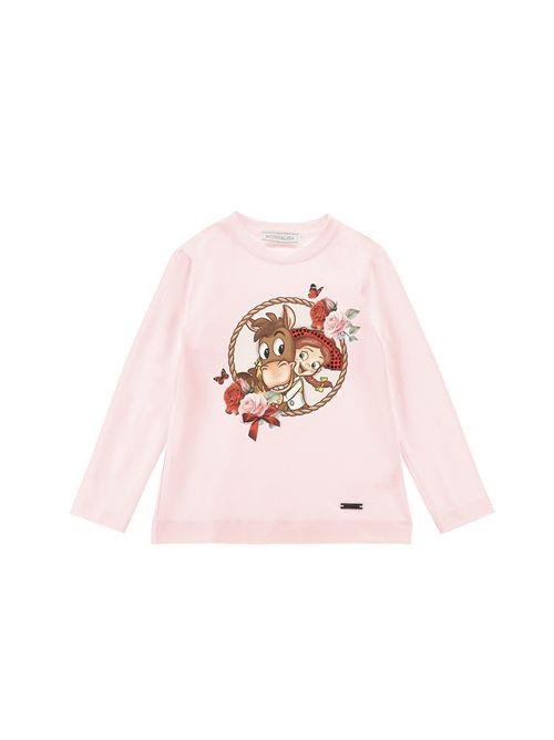 T-shirt, bambina, logata. MONNALISA | 19H601 80040091